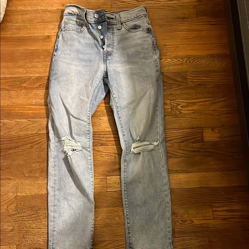Levi's Blue wedgie Straight Leg Jeans